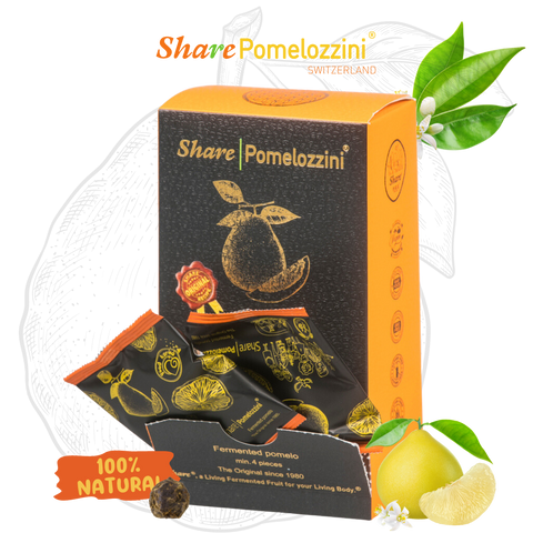SharePomelozzini® fermentiran pomelo (škatla 4 kos)
