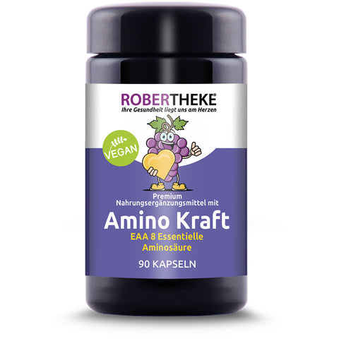 Amino Power VEGAN | EAA 8 ESENCIALNIH AMINOKISLIN | 90 Kapsul