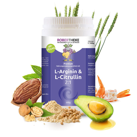 L-Arginin & L-Citrulin Vegansko | 500g v prahu